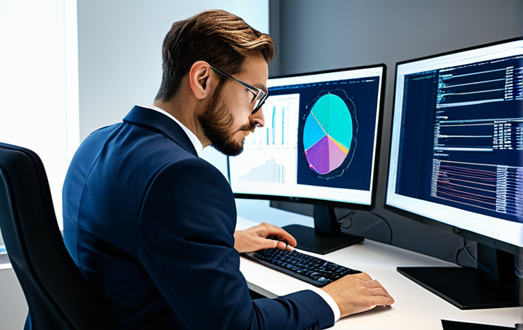 **
"A professional financial analyst in a modest blazer, analyzing blockchain data on multiple monitors in a brightly lit, modern office. Perfect anatomy, correct proportions, natural pose, well-formed hands, proper finger count, fully clothed, appropriate attire, safe for work, high quality, professional."
**
